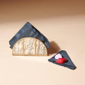 Princess mirror tissue holder