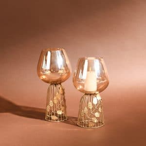 Leaf Dome Candle Holder