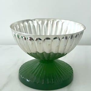 Silver Plated Emerald Bowl (S)
